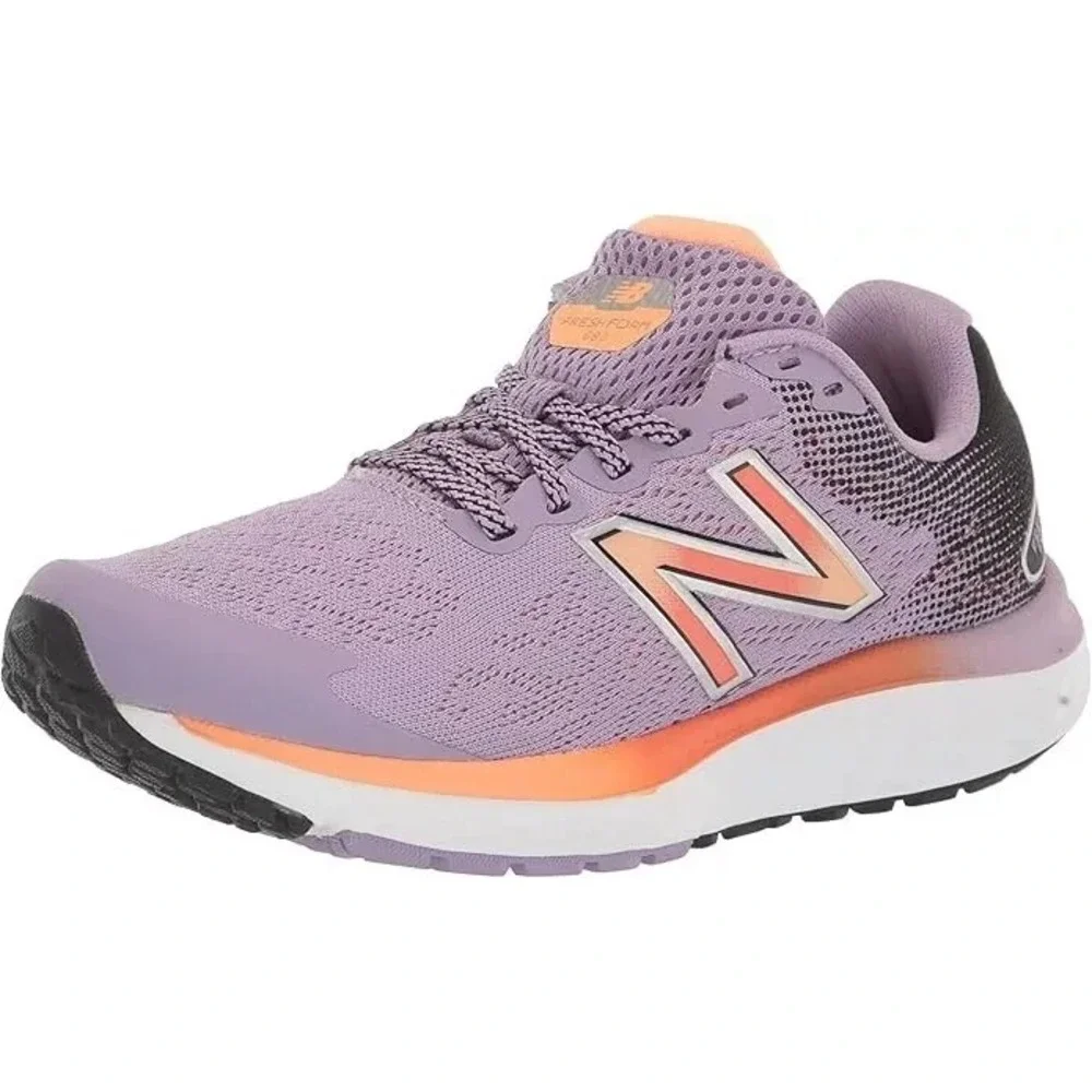 New Balance Fresh Foam 680 V7 Running Shoes Womens 5 Wide Purple Black